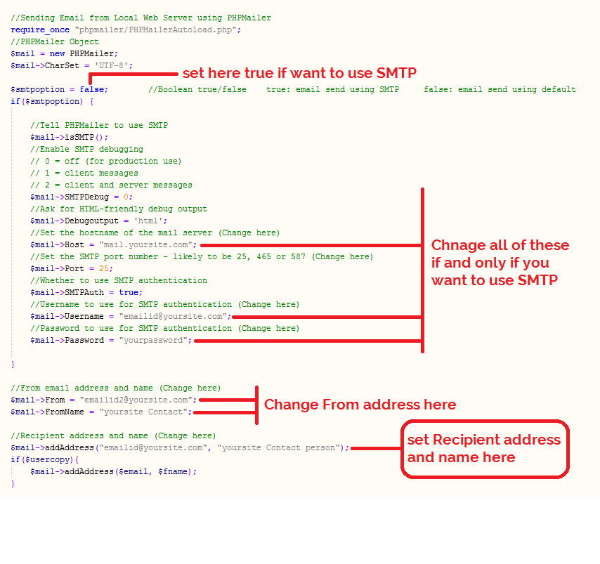 phpmailer